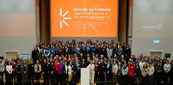 All the conference delegates from the Berlin 17 OA2020 conference.